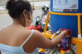 Prefeitura do Paudalho instala lavadores na cidade para higienização contra o Coronavírus